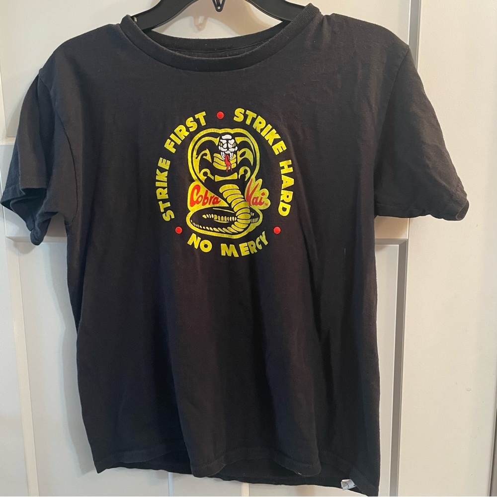 Cobra Kai YL black short sleeve shirt